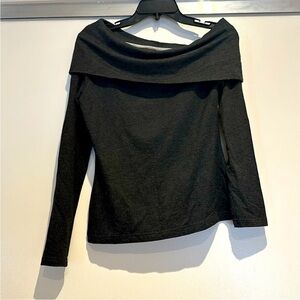 Club Monaco off-shoulder Long Sleeve Top